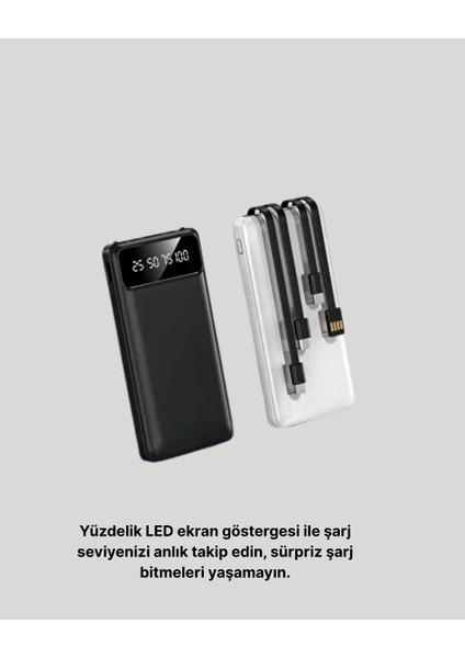 Xmpdby 20.000 Mah 4 Çıkışlı LED Göstergeli Hızlı Şarj Powerbank modelleri
