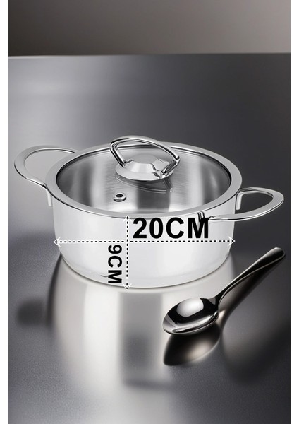 Hsnet Paslanmaz Çelik Tencere 20 cm - I34H93N9-9A06VS fiyatları