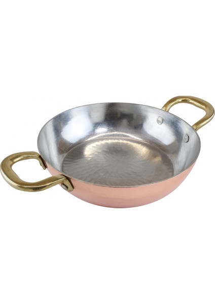 Şef Tipi Modern Bakır Sahan 18CM