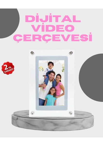 7 Inç IPS Ekranlı Dijital Çerçeve – Yüksek Parlaklık ve 4gb Dahili Hafıza - I30H28N8-8A69