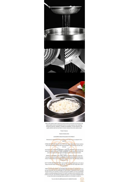 Hsnet Kevgir 304 Paslanmaz Çelik - I80H80N7-0A04VS fiyatları