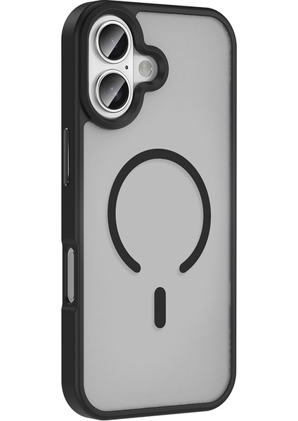 iPhone 17 Kılıf M-Safe Şarj Özellikli Mat Arka Yüzey Kflg Sio Kapak - Lacivert fırsatları