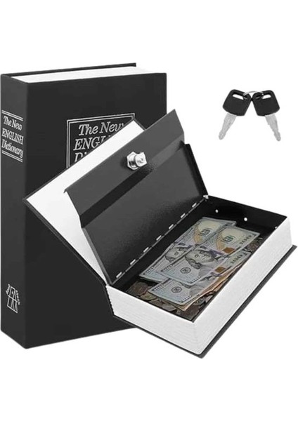 Kilitli Gizli Kasa Sözlük Kumbara Kitap Sözlük Görünümlü 18CM - I96H82N3-3A30VS modelleri