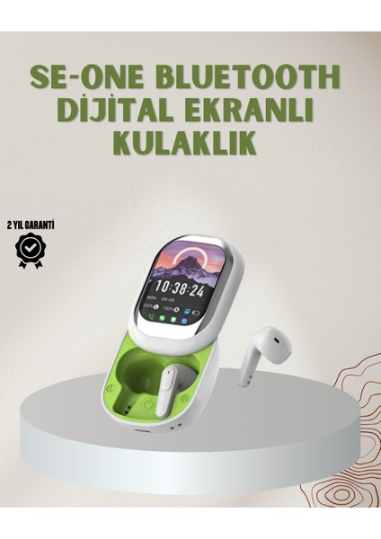 Dokunmatik Ekranlı Aktif Gürültü Azaltma Özellikli Kablosuz Kulaklık V5.4 - I55H58N6-8A08VS