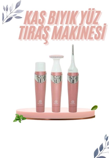 3 In 1 Epilasyon Aleti Hassas Ciltlere Özel Uzun Ömürlü Kaş Yüz Burun - I00H05N8-9A22VS