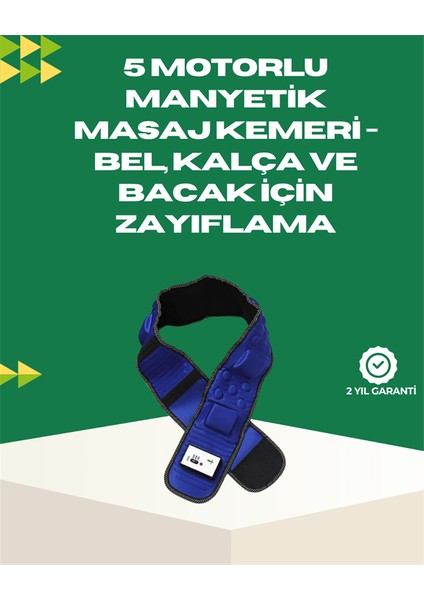 Ayarlanabilir Hız ve Titreşim Modlarına Sahip Manyetik Masaj ve Zayıflama Kemeri - I05H50N5-7A0