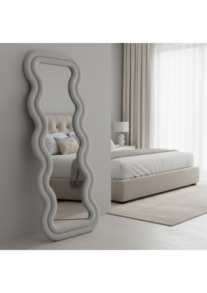 Mundo Dalgalı Çerçeveli 170X65 cm Oval Boy Aynası modelleri