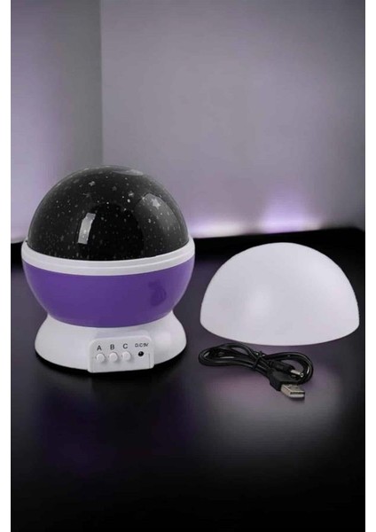 Yıldızlı Gökyüzü Projeksiyon Gece Lambası Hareketli Işık Şovu - I85H38N2-9A00VS indirimleri