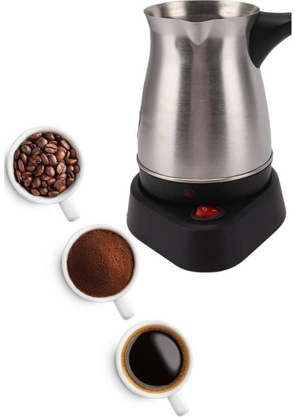 Elektrikli Cezve 800 Watt Paslanmaz Çelik Türk Kahve Makinesi Saplı - I95H55N9-6A96VS modelleri