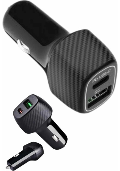 Araç Içi Hızlı Şarj Soketi 38W Oto Çakmaklık Type-C Araba Çakmaklık modelleri