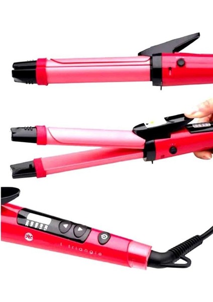 Saç Düzleştirici Şekillendirici Saç Maşası Ikili Şekillendirici Isı Ayarl? - I02H57N9-5A5 modelleri