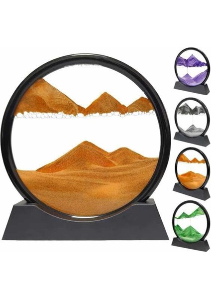 3D LED Işıklı Kum Saati Gece Lambası Hareketli Sulu Kum Saati Orta Boy - I59H65N5-7A10VS modelleri