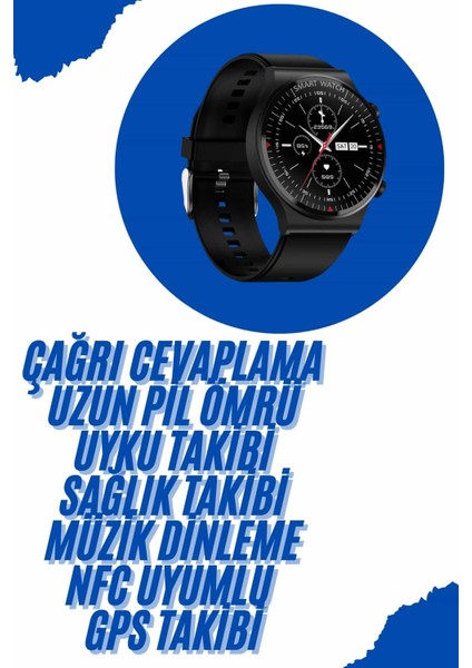 Akıllı Saat Yeni Nesil Üç Kordonlu Nabız Ölçer Çağrı Cevaplama - I56H56N5-8A26VS fiyatları