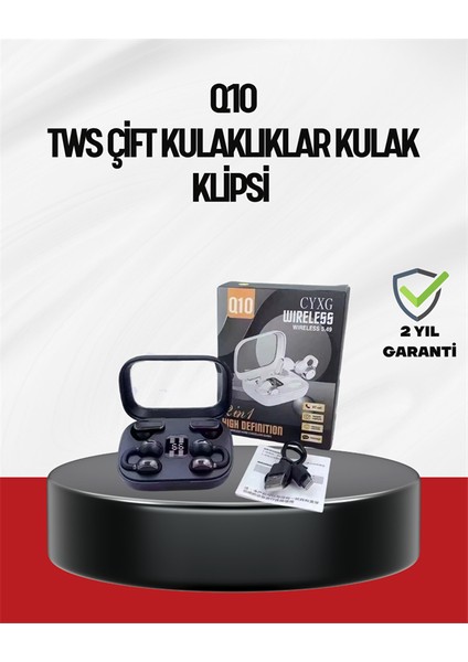 Q10 Dokunmatik Bluetooth Kulaklık – 6 Saat Müzik Çift Dil Hızlı Şarj - I02H79N2-0A81VS