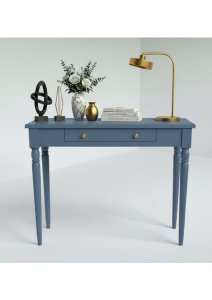 90 cm Masif Tornalı Mavi Dresuar modelleri