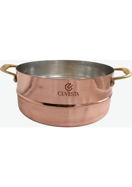 El Yapımı Şef Tipi Küçük Bakır Süzgeç 24X10CM fiyatları