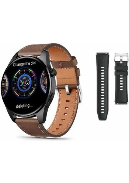 Akıllı Saat 1.5 Inç Amoled Ekran Çift Kordonlu Gps Nfc Uyumlu modelleri