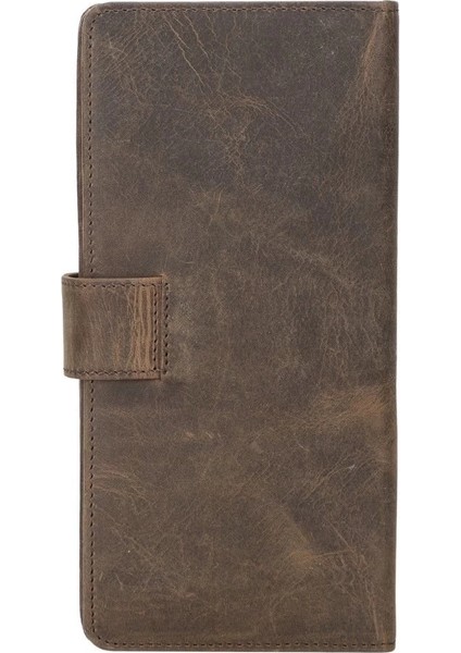 Coppet 6.7 Inch Uyumlu Deri Kartlıklı Kılıf G2 Kahve modelleri