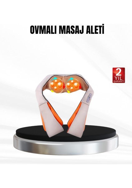 Yoğurmalı Isıtmalı Masaj Aleti – Ev Ofis ve Araç Kullanımına Uygun Çok Bö - I49H13N4-7A3