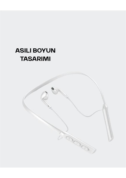 Uzun Pil Ömürlü Kablosuz Kulaklık – Boyun Askılı 100 Saat Kullanım - I05H44N2-6A98VS fiyatları