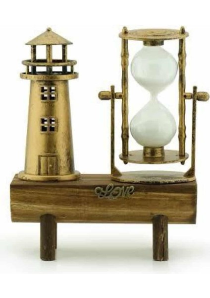 Eyfel Kulesi ve Deniz Feneri Dekoratif Masa Biblosu Hediyelik - I99H32N5-8A68VS fırsatları