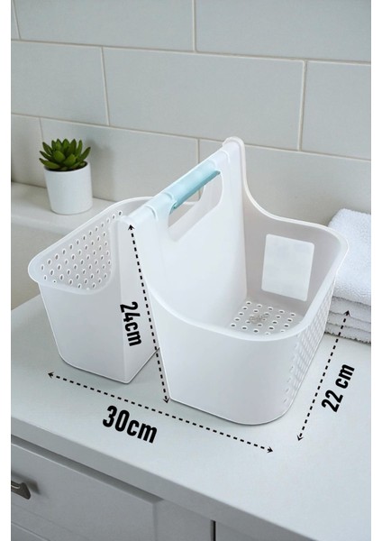 Temizlik Malzemesi Organizer Kutusu – Çok Amaçlı Düzenleyici Sepet 722348