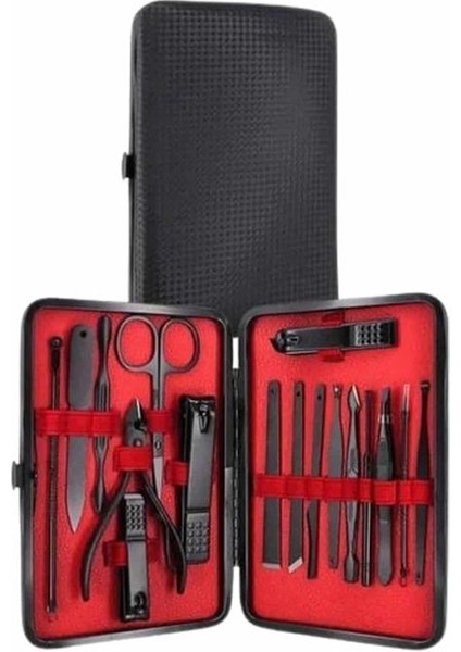 17 Parça Manikür Pedikür Seti El Ayak Bakım Seti Tırnak Makası Törpü - I69H87N8-5A33VS