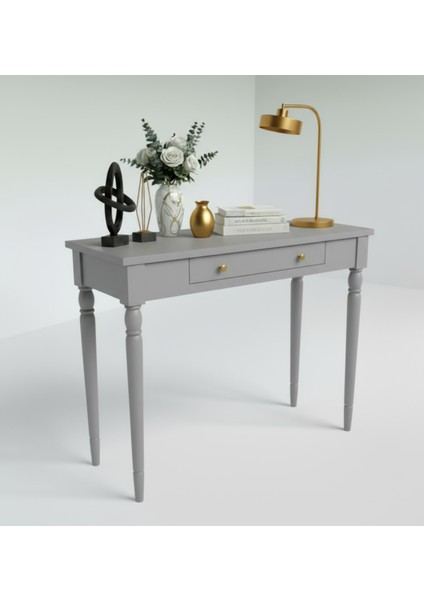 120 cm Masif Tornalı Gri Dresuar modelleri