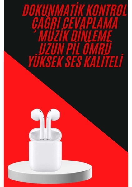 Yeni Nesil Akıllı Saat ve Kulaklık Seti Gümüş Kasa Zarif Tasarım Çok Fonksiy - I12H76N8-2A8 modelleri