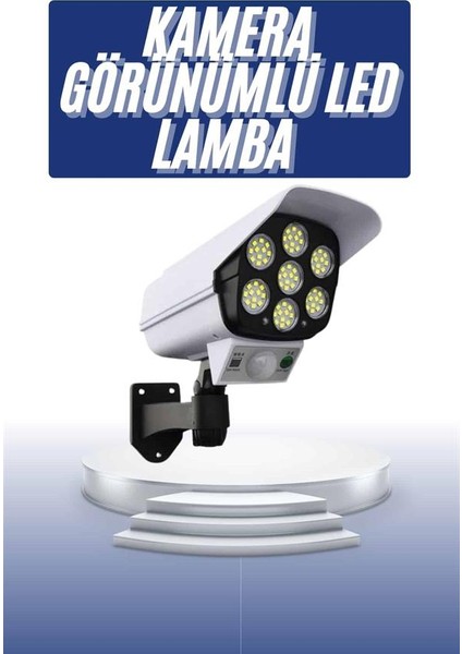 Solar Bahçe Lambası Uzaktan Kumandalı Kamera Görünümlü Hareket Sensörlü - I60H47N9-5A68VS fiyatları