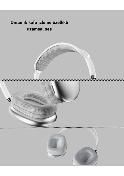 Bluetooth 5.0 Kulak Üstü Kulaklık – Uzamsal Ses Gürültü Engelleme Ergonomik - I72H38N8-6A9 indirimleri