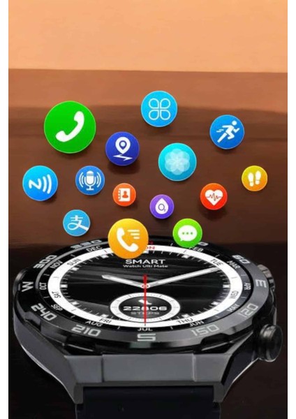 Akıllı Saat Yeni Nesil Bluetooth Bağlantılı Uyku ve Sağlık Takibi Nfc ve Gps - I94H90N6-8A84 indirimleri