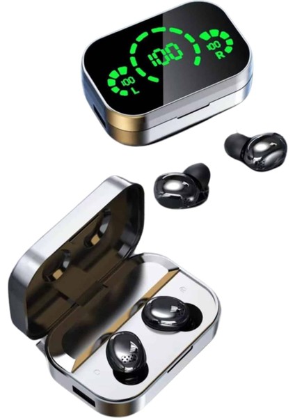 Yeni Nesil Bluetooth Kulaklık Çağrı Cevaplayabilen Dijital Göstergeli Powerbank - I48H62N9-0A6 fırsatları