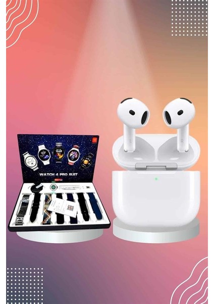 3.nesil Tws Bluetooth Kulaklık Bluetooth Bağlantılı Akıllı Saat Amoled Ekran P - I65H61N1-1A9