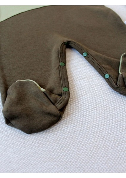 3-6 9-12 12-18 Ay Özel Kuvvetler Nakışlı Bere Şapkalı Kız Erkek Bebek Tulumu Yeşil modelleri