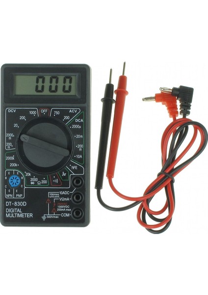 Avometre Dijital Multimetre Ölçü Aleti + Kontrol Kalemi Elektrik Test Seti 2li Set - R9F3KX fiyatları