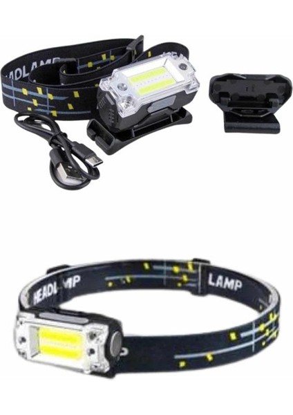 Yüksek Işıklı Şarjlı ve Sensörlü LED Kafa Lambası Kamp Lambası - I85H89N3-4A06VS indirimleri