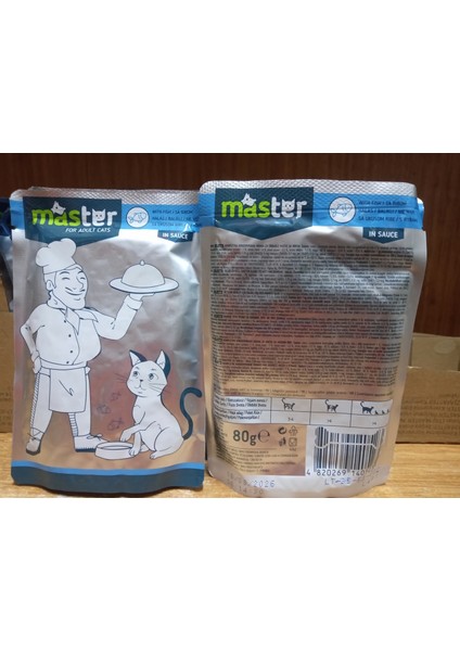 Pouch Jöle Içerisinde Kedi Yaş Mama Balıklı 80 Gram x 20 Adet