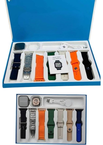 Akıllı Saat 7 Kordon Hediyeli Takvim Alarm Nabız Ölçer Bildirim Görme Sesli G? - I88H56N8-4A6 modelleri