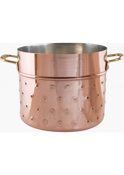 El Yapımı Şef Tipi Büyük Bakır Süzgeç 24X18CM fiyatları