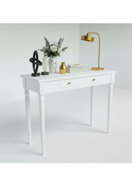 120 cm Masif Tornalı Beyaz Dresuar modelleri