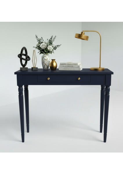 120 cm Masif Tornalı Lacivert Dresuar fiyatları