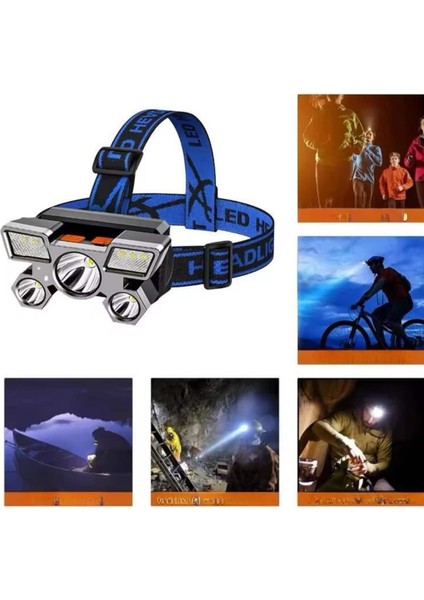 Kafa Lambası 800 Lümen 4 Mod Yüksek Işık Flaşörlü Şarjlı LED Lamba - I96H89N5-0A06VS indirimleri
