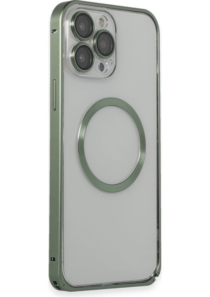Xmpdby Joko Iphone 13 Pro Max Metal Bumper Magneticsafe Kapak - Yeşil fiyatları