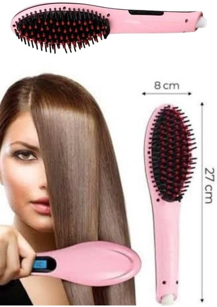 Saç Fırça Akıllı LCD Ekran Pratik Saç Düzleştirici Tarak Pratik Taşınabili - I76H39N7-7A8 indirimleri