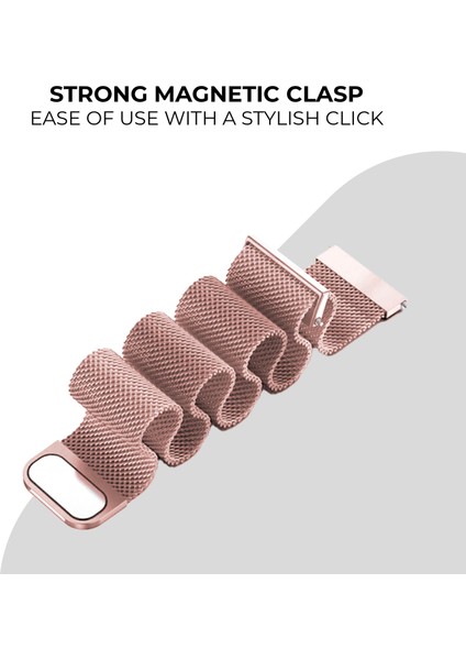 Huawei Watch Gt 6/gt 6 Pro 46MM Uyumlu Metal Hasır Mıknatıslı Kordon A+Kalite Milano 22MM Android Kayış modelleri