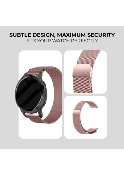 Huawei Watch Gt 6/gt 6 Pro 46MM Uyumlu Metal Hasır Mıknatıslı Kordon A+Kalite Milano 22MM Android Kayış fırsatları