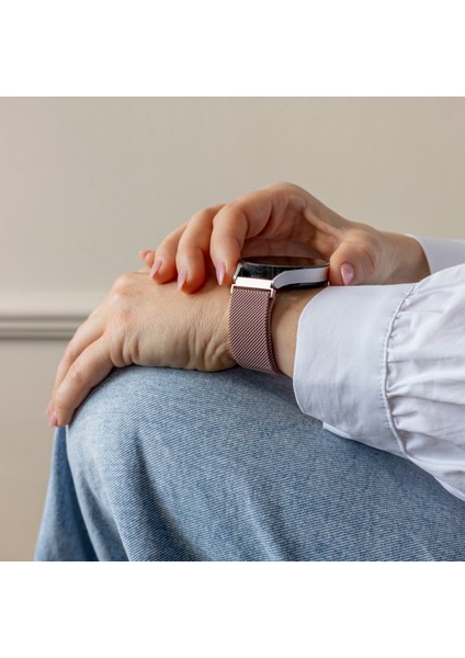 Huawei Watch Gt 6/gt 6 Pro 46MM Uyumlu Metal Hasır Mıknatıslı Kordon A+Kalite Milano 22MM Android Kayış