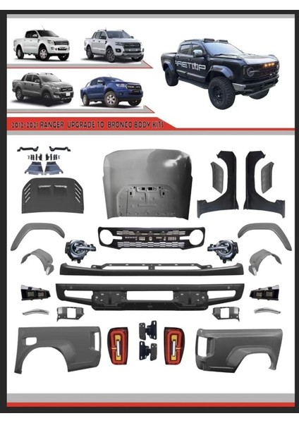 Ranger T6-T7-T8 Bronco Body Kit