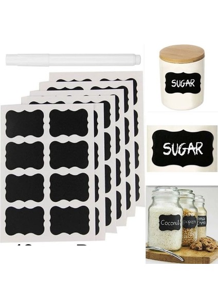 6 Adet Yıkanabilir Mini Tırtıklı Muffin + 24 Adet Çok Amaçlı Kalemli Etiket - 2li Set Tbbat8 fırsatları